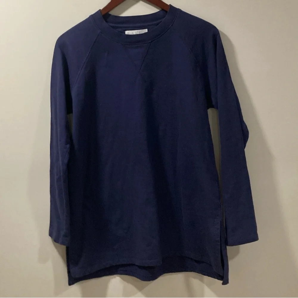 LAKE Women's Navy Blue Raglan Style Tunic - Picture 4 of 8
